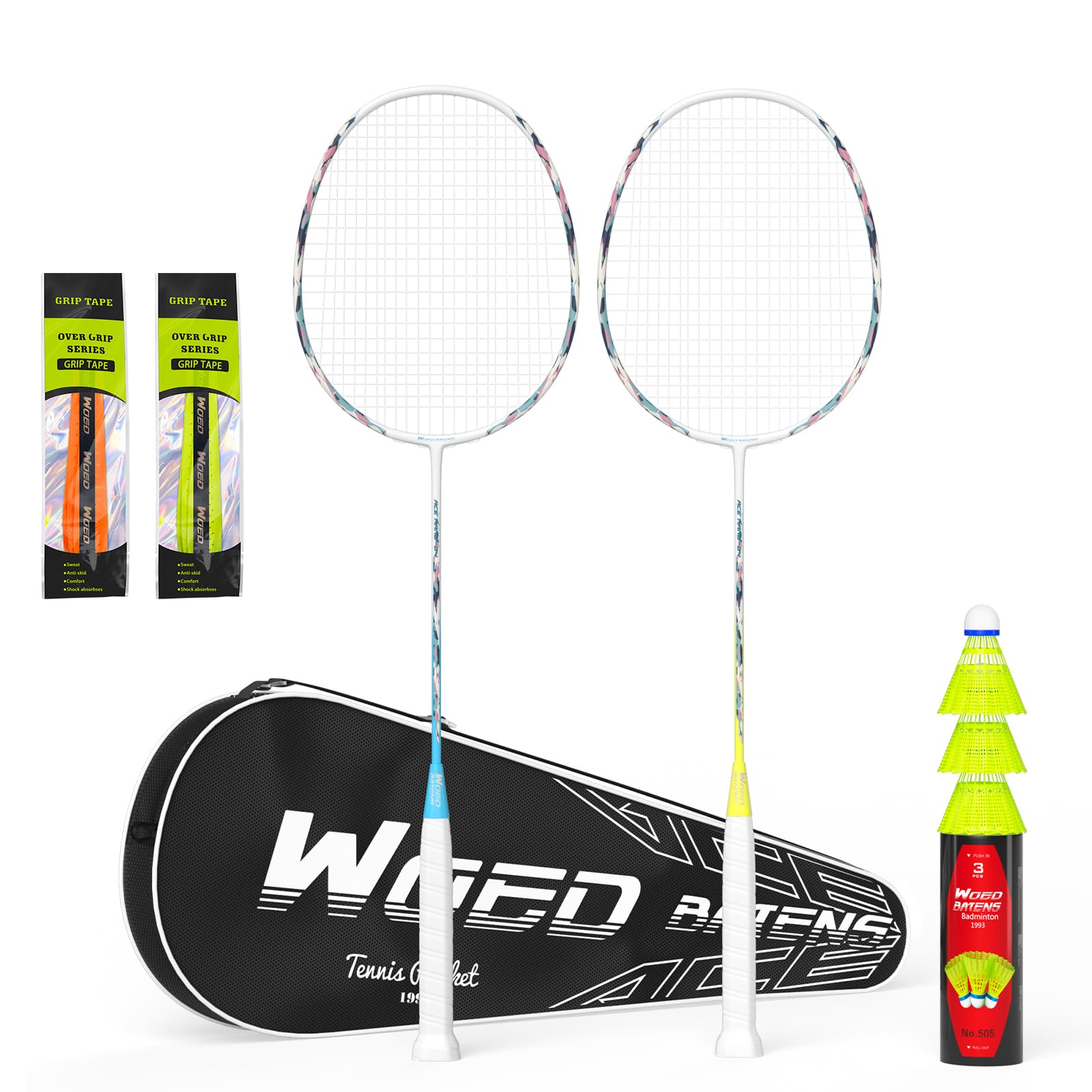 Professional Carbon Fiber Badminton Rackets Badminton Racquet for Backyards Gym