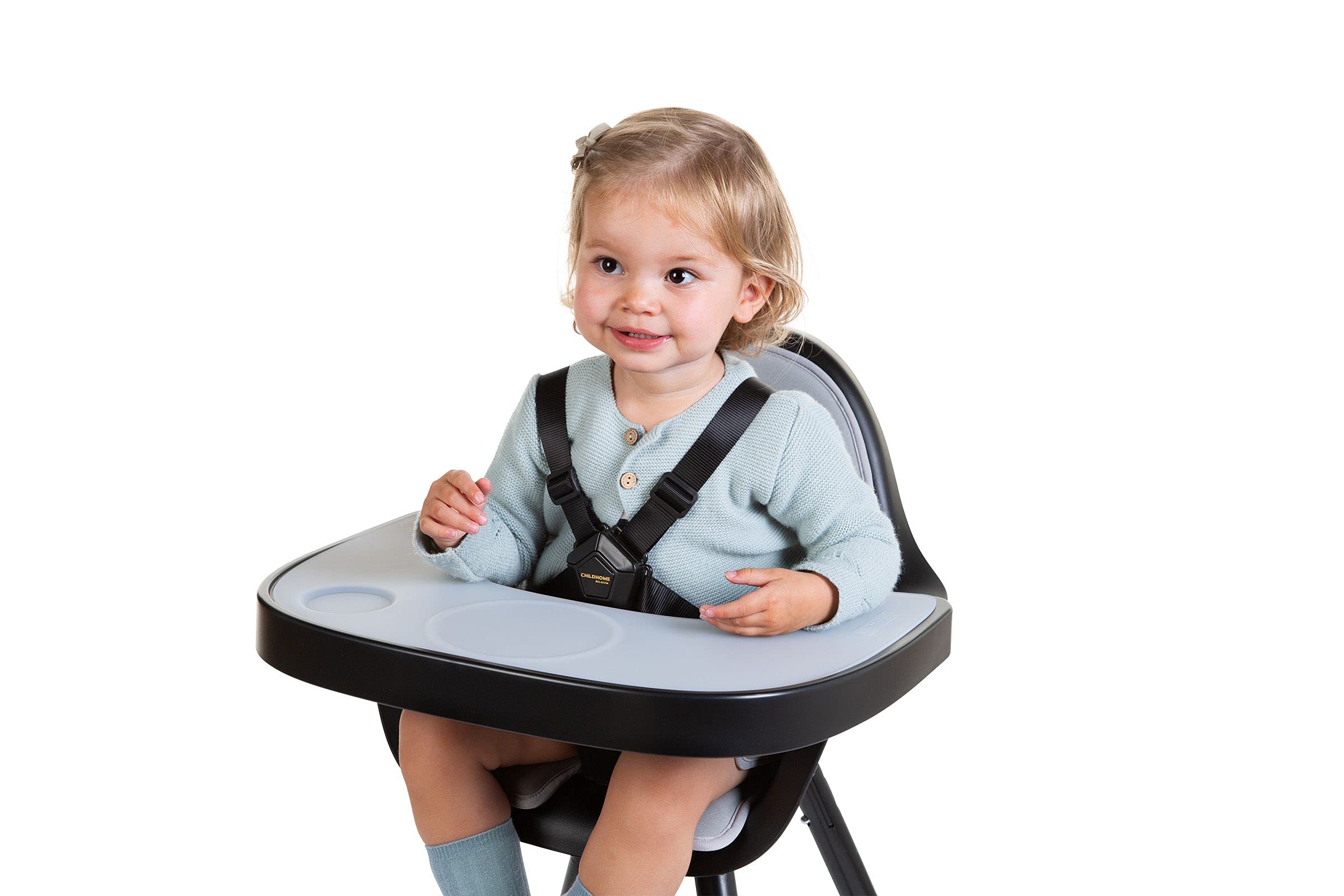 CHILDHOME, Napperon Silicone de Protection pour Tablette Chaise Haute Evolu 2, Antidérapant, Durable, Haute Qualité, Facile à Nettoyer, Couleur Transparent