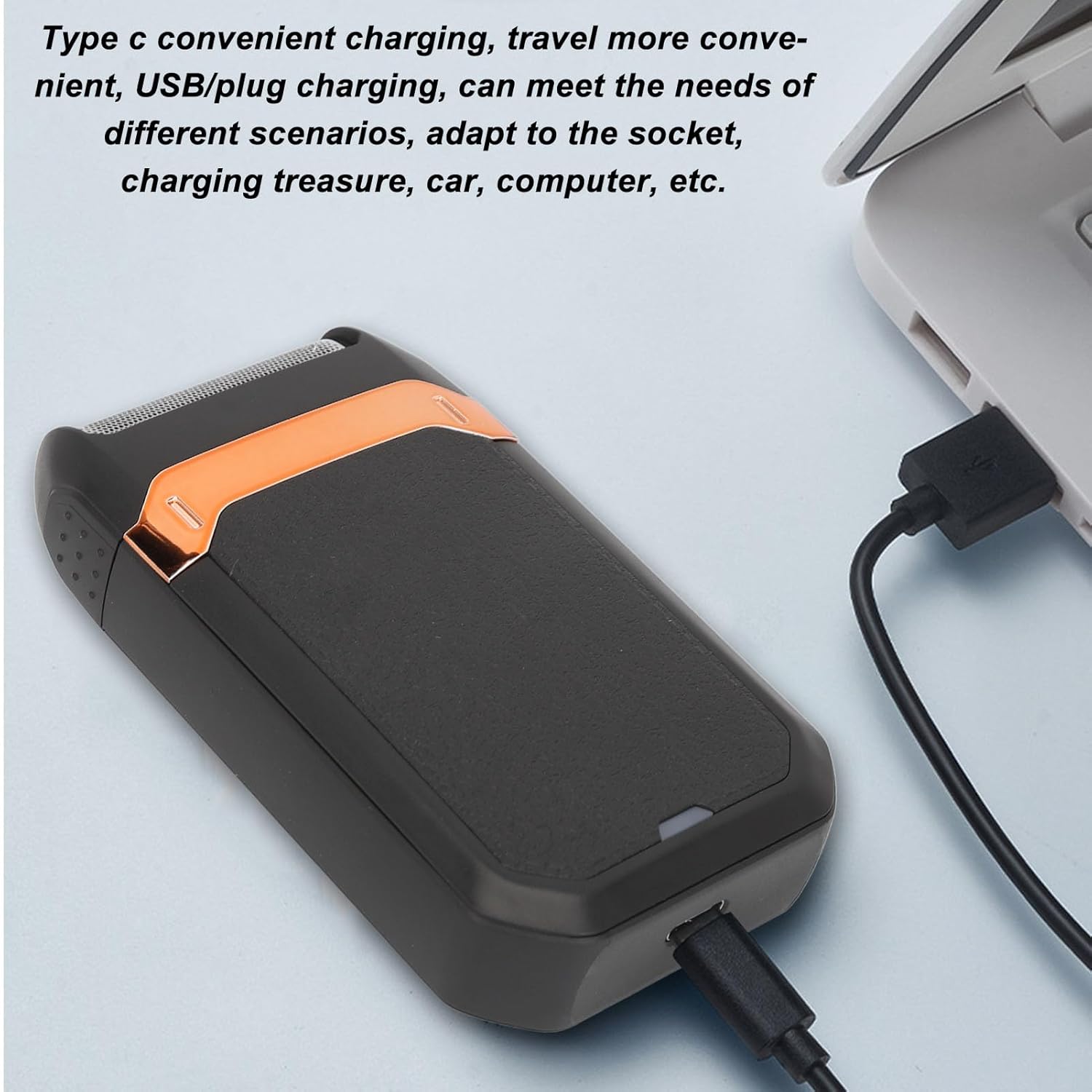 Electric for Men, Rechargeable Reciprocating Electric Shaver Beard Trimmer with Removable Blades, Clean Brush, Portable Travel Electric Beard for Face Care