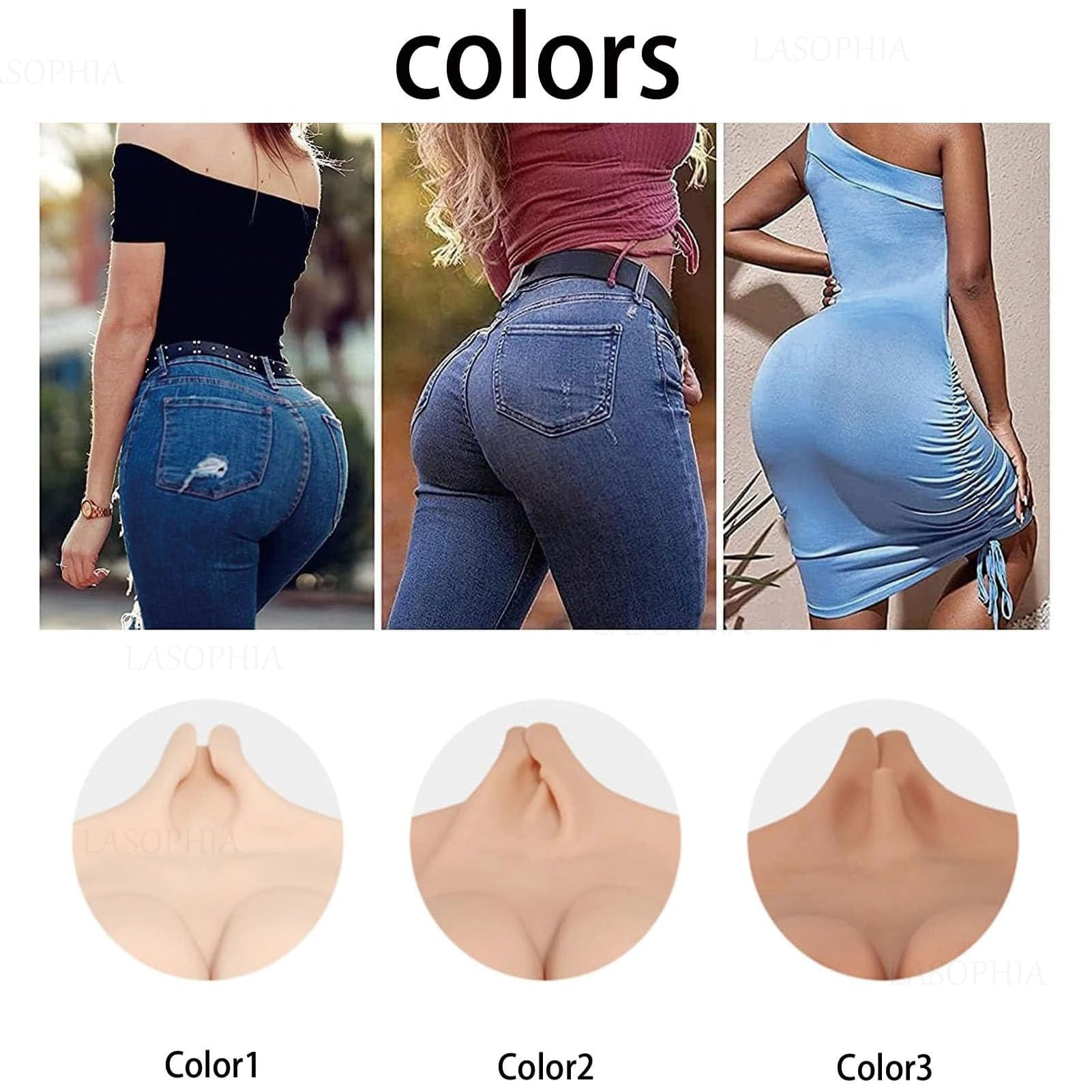 Silikon-HüFtverstäRker-HöSchen, Realistische Versteckte Gaff-Boxershorts, Gesäß-Push-Up-Shapewear füR Crossdresser Und Transgender