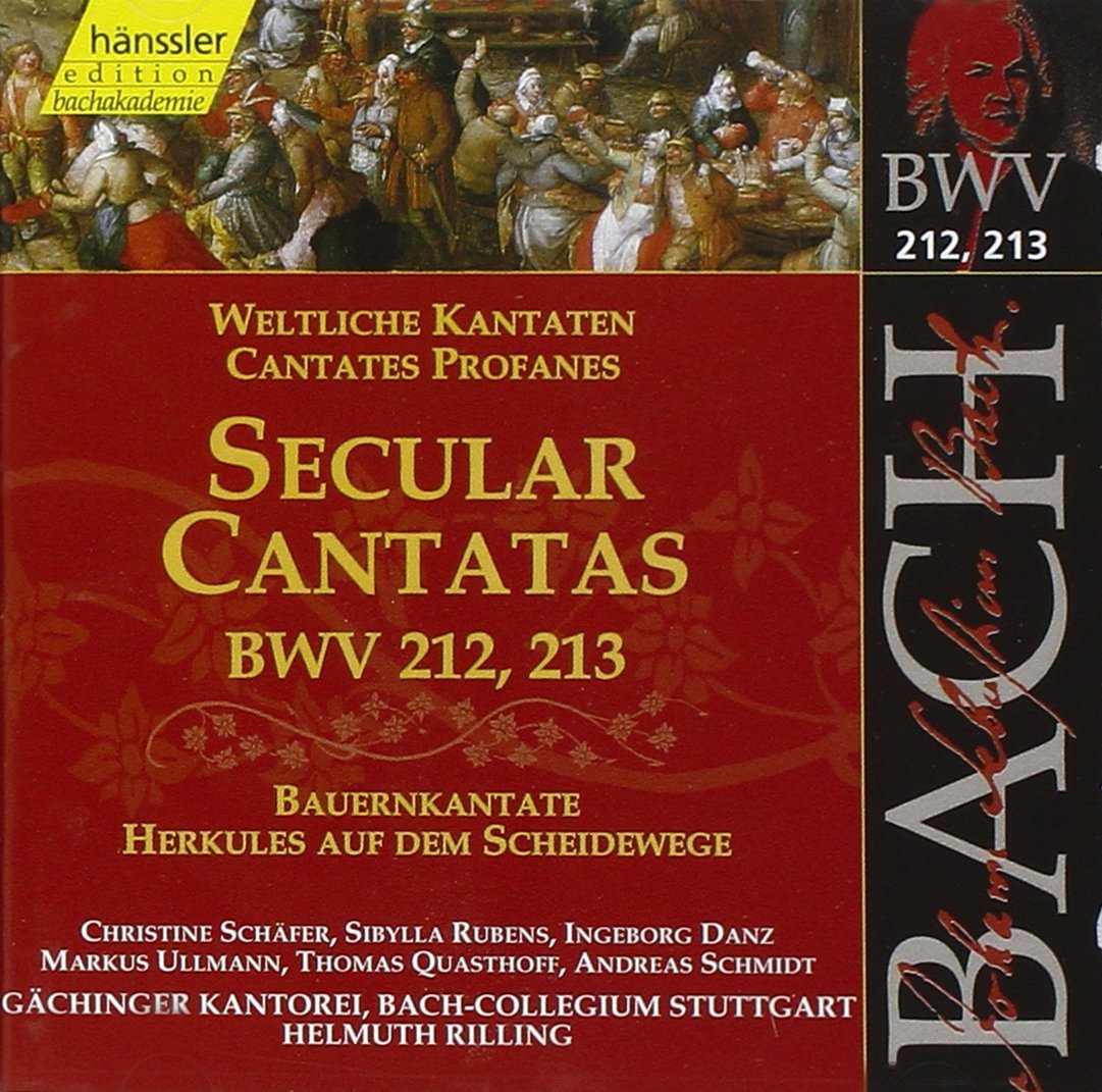 Bach: Secular Cantatas, BWV 212, 213 (Edition Bachakademie Vol 67) /Rilling