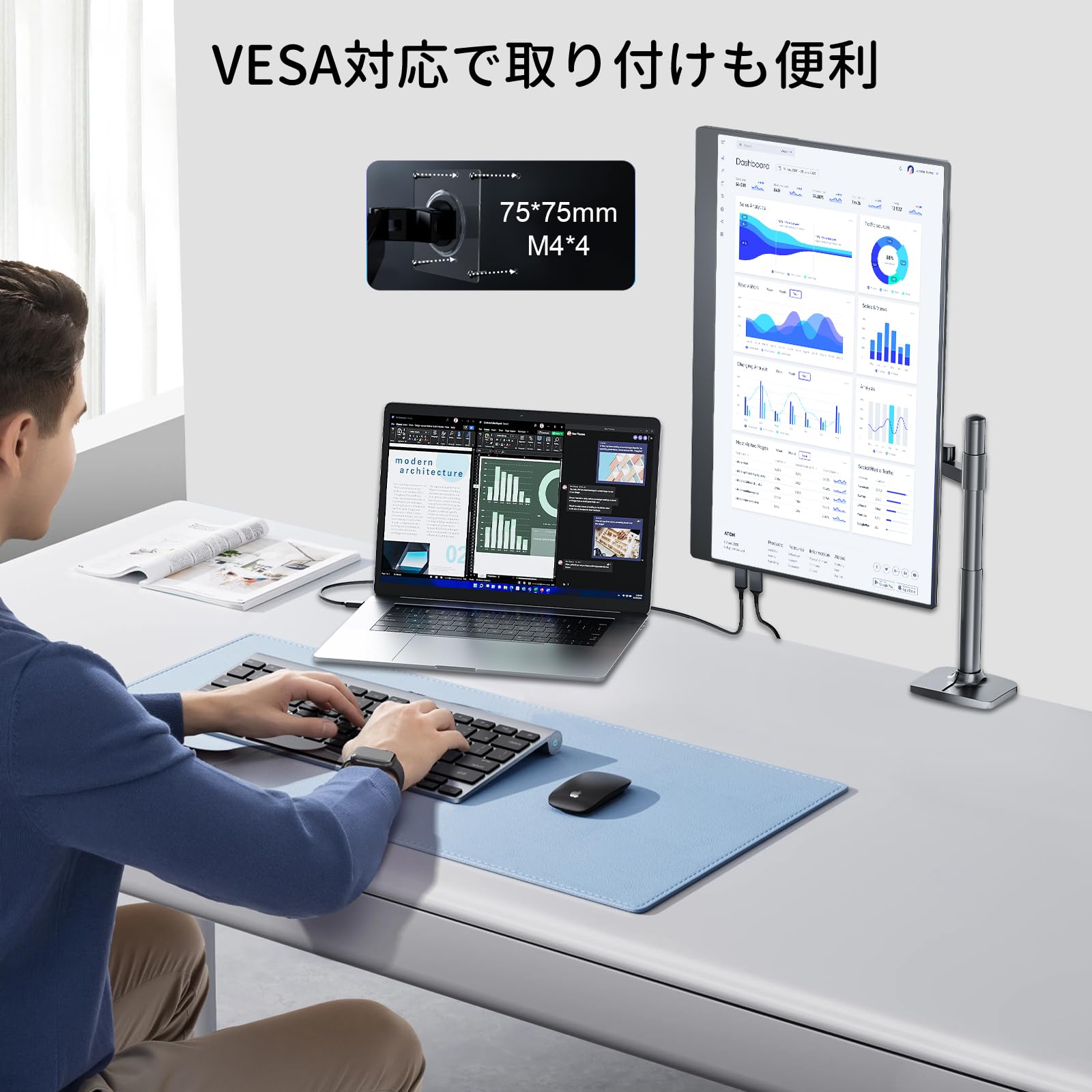 モバイルモニター 18.5インチ 1920*1080FHD 大画面　ケース付き Amazon.co.jp: CUIUIC モバイルモニター 18.5インチ 1920*1080FHD 大