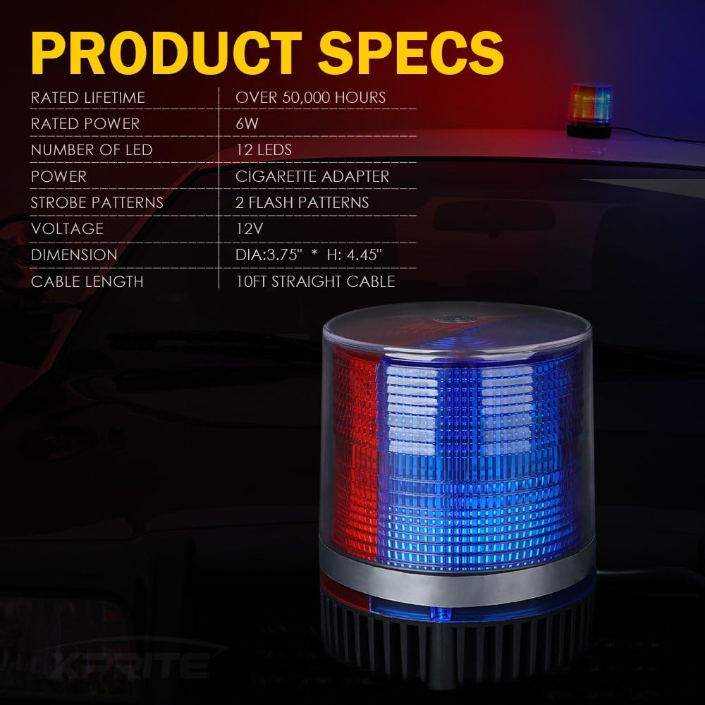 Product specifications of Xprite LED Beacon Light