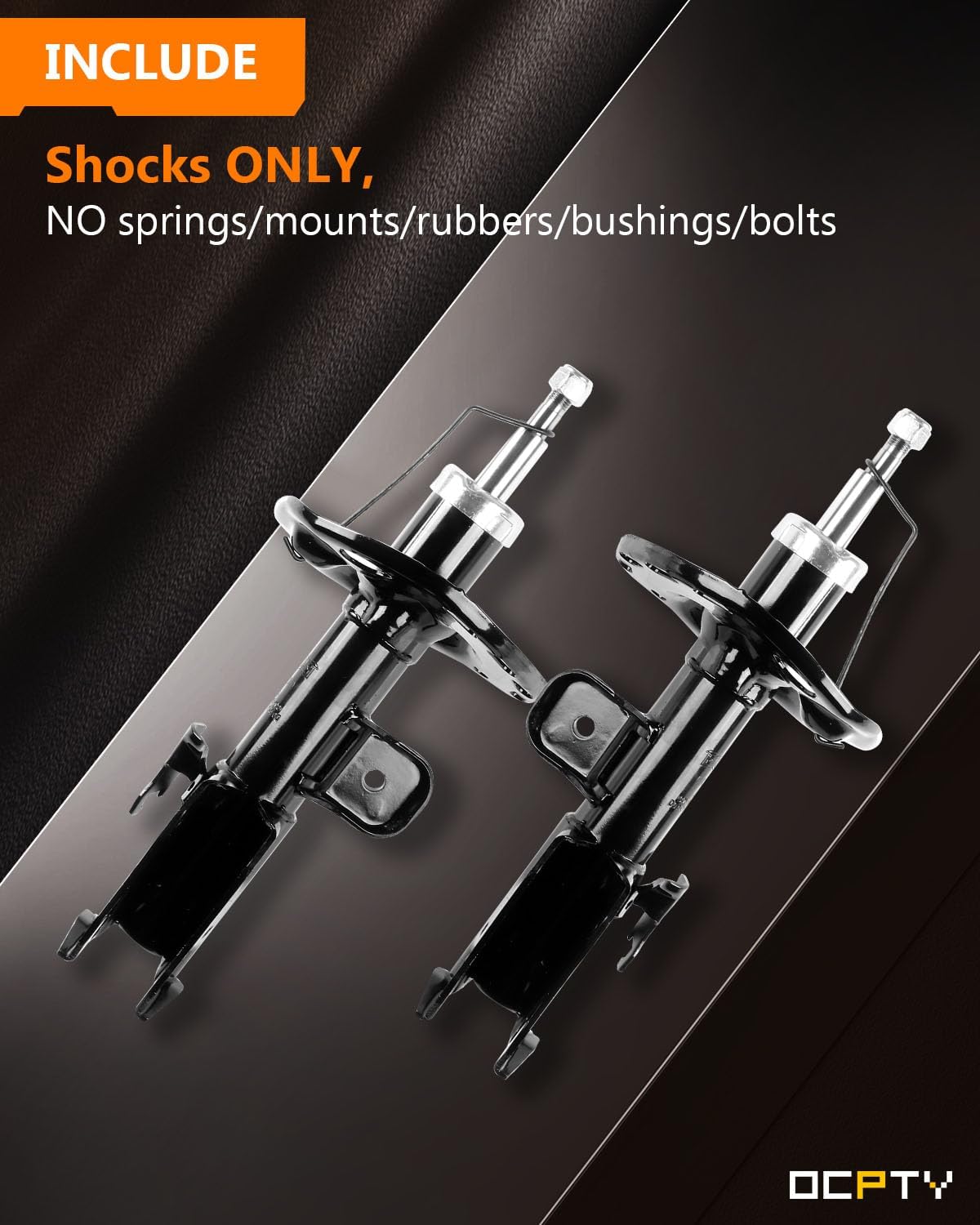 Front Struts Shocks for Toyota, OCPTY Shock Absorbers for Toyota Fits 2010 2011 2012 2013 2014 2015 for Toyota Prius,2012-2015 for Toyota Prius Plug-In Automotive Replacement Shocks 339242 339243-2pcs