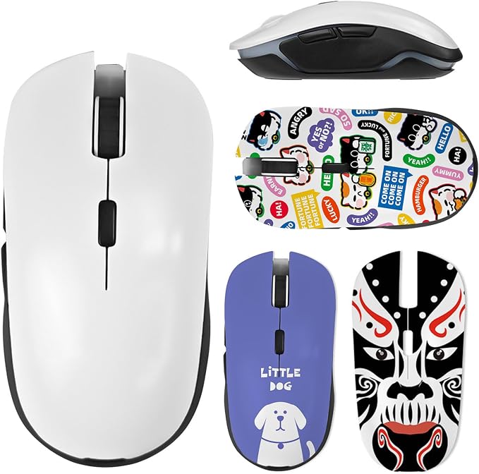 Custom Mouse With Photo Logo,Personalised Computer Mouse Wireless Wired ...