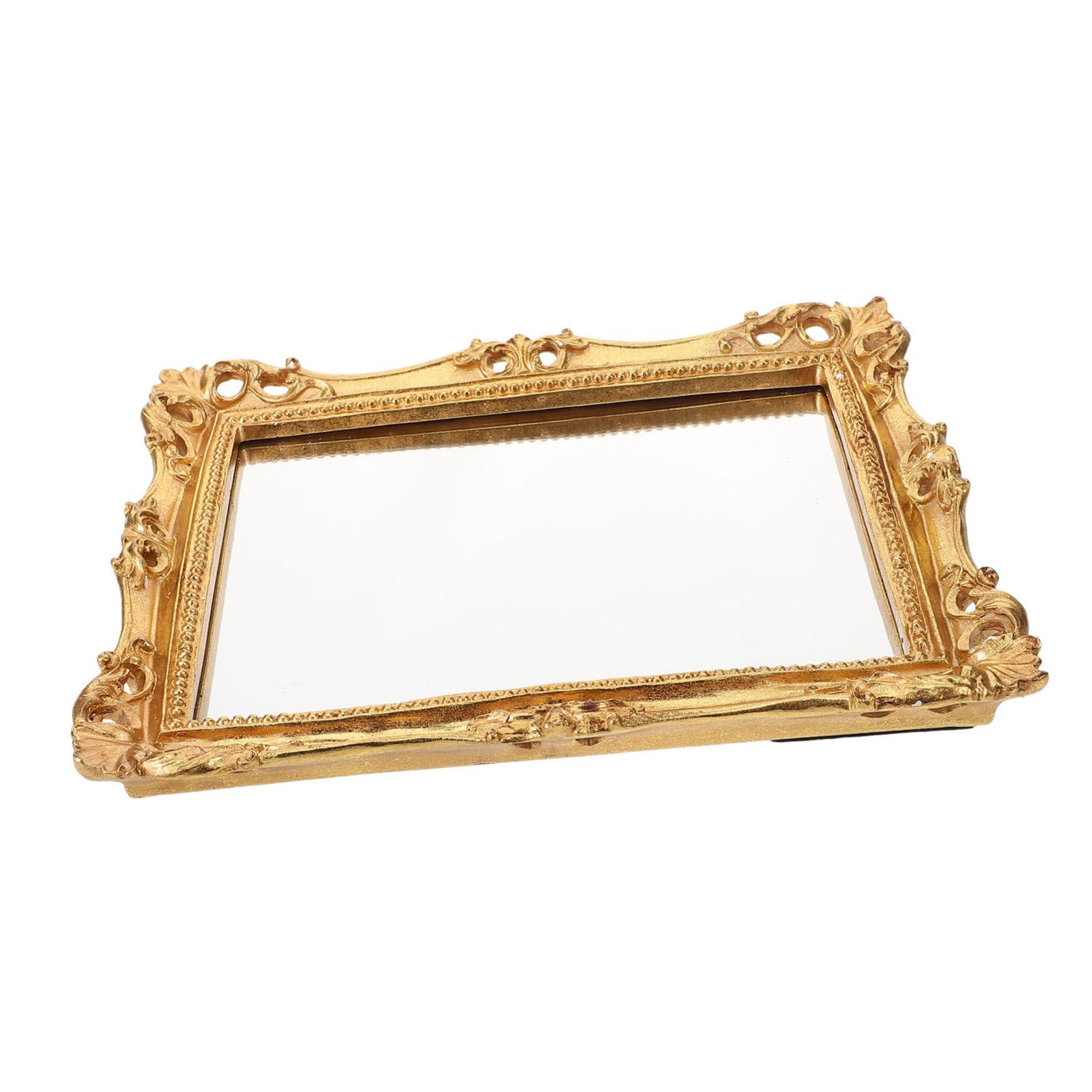 Miroir décoratif vintage en résine sculptée pour une élégance rétro unique