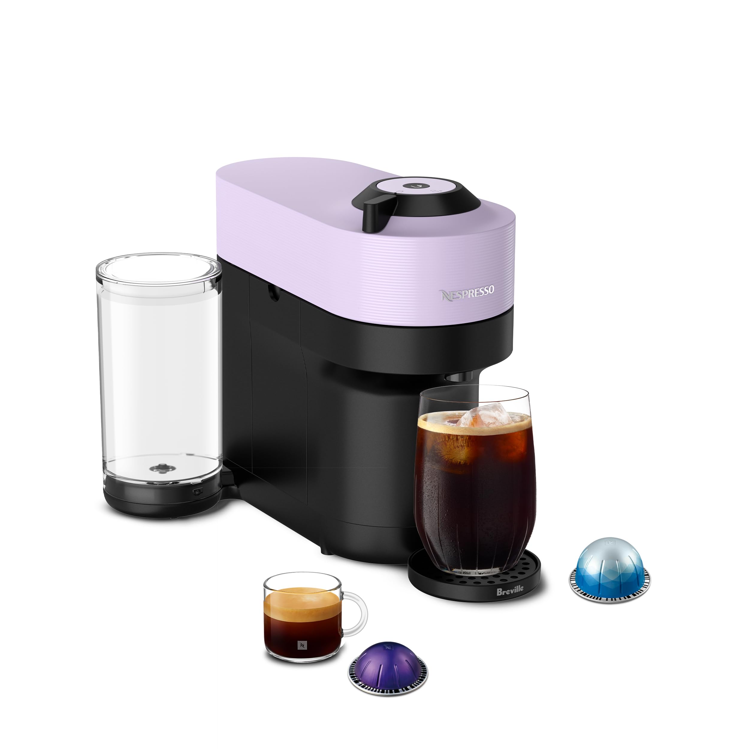 Nespresso Vertuo Pop+ Coffee and Espresso Maker by Breville, Lilac