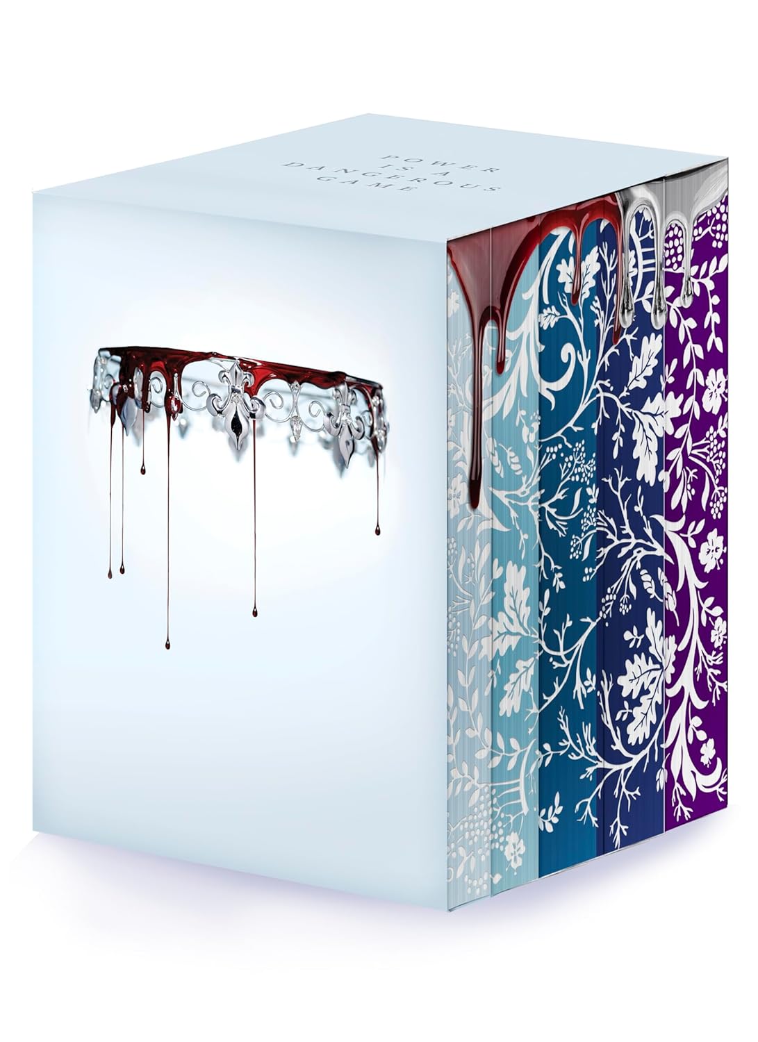 Red Queen 10th Anniversary Deluxe 5-book Box Set with stenciled edges: Red Queen, Glass Sword, King's Cage, War Storm, Broken Throne      Paperback – December 23, 2025