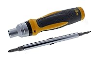 Vista 2 de IDEAL Electrical 35-988 Ratch-A-Nut Screwdriver 9-In-1 Ratcheting Nut Driver with Screwdriver, Driver Bit Sets