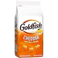 Vista 7 de Goldfish Galletas de queso cheddar, galletas horneadas, bolsa de 6.6 onzas