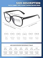 Vista 32 de CCVOO Reading Glasses for Women/Men, Eyeglasses, Blue Light Readers for Women/Men, Computer Eye Glasses, Cheaters
