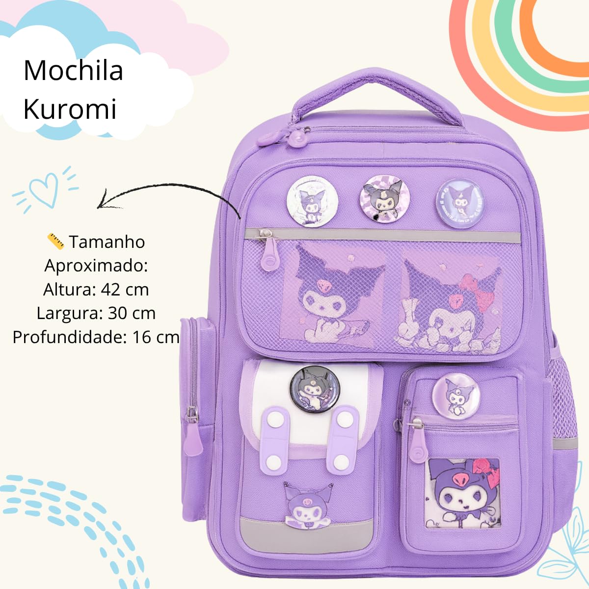 Mochila Capivara Escolar Unissex 20L Estampa Alto-Relevo Bolsos Laterais para Garrafa Bolso Frontal com Fecho Alças Acolchoadas Ajustáveis Resistente Leve Escola Passeio Viagem em promoção! Veja a oferta e mais achadinhos de Mochilas escolares 7 Hoje é o melhor dia para comprar Mochila Capivara Escolar Unissex 20L Estampa Alto-Relevo Bolsos Laterais para Garrafa Bolso Frontal com Fecho Alças Acolchoadas Ajustáveis Resistente Leve Escola Passeio Viagem com aquele preço maroto! Promoção! Aproveite a oferta! 7
