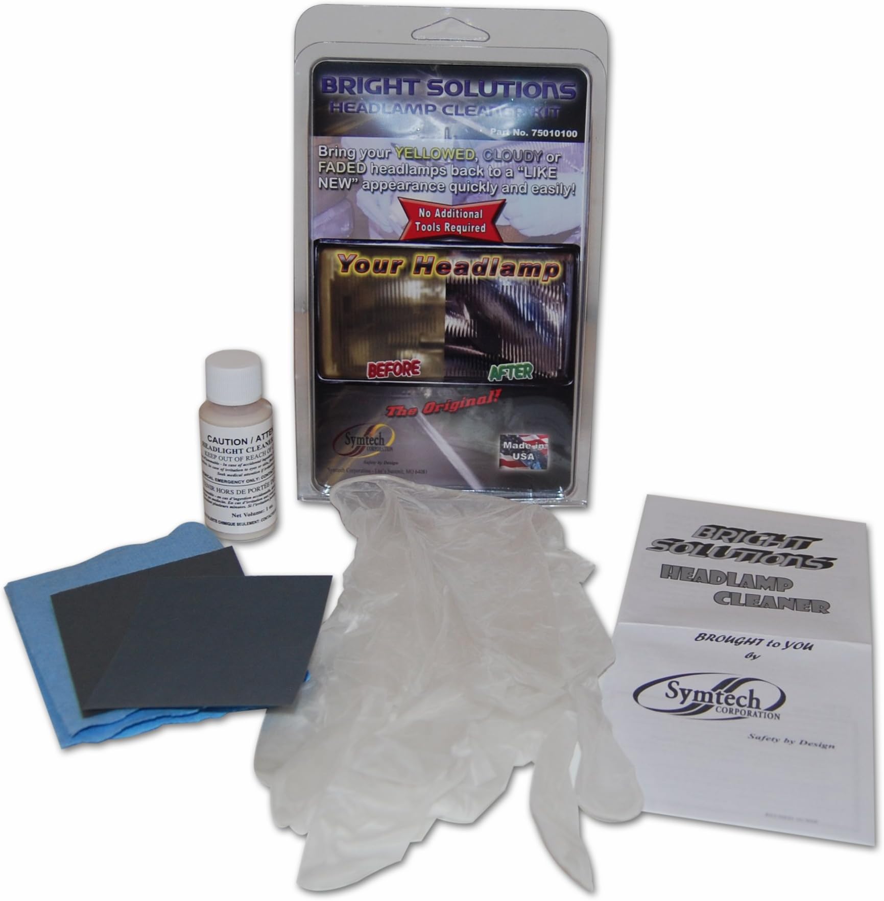 Symtech Bright Solutions Headlight Cleaner Kit