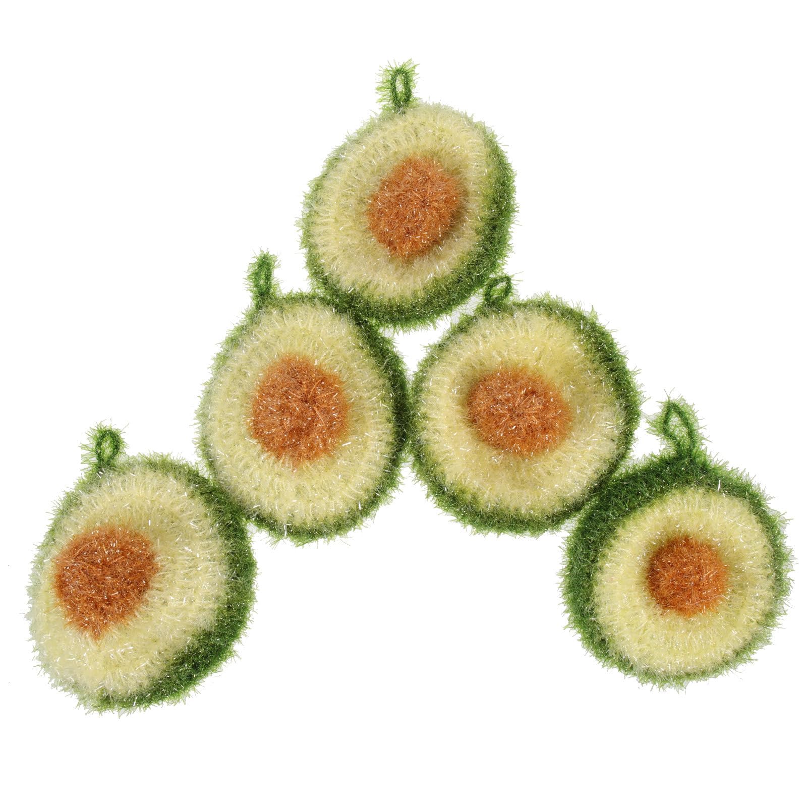 Paños de cocina acrílicos BESPORTBLE antirralladuras para lavar platos delicados y verduras