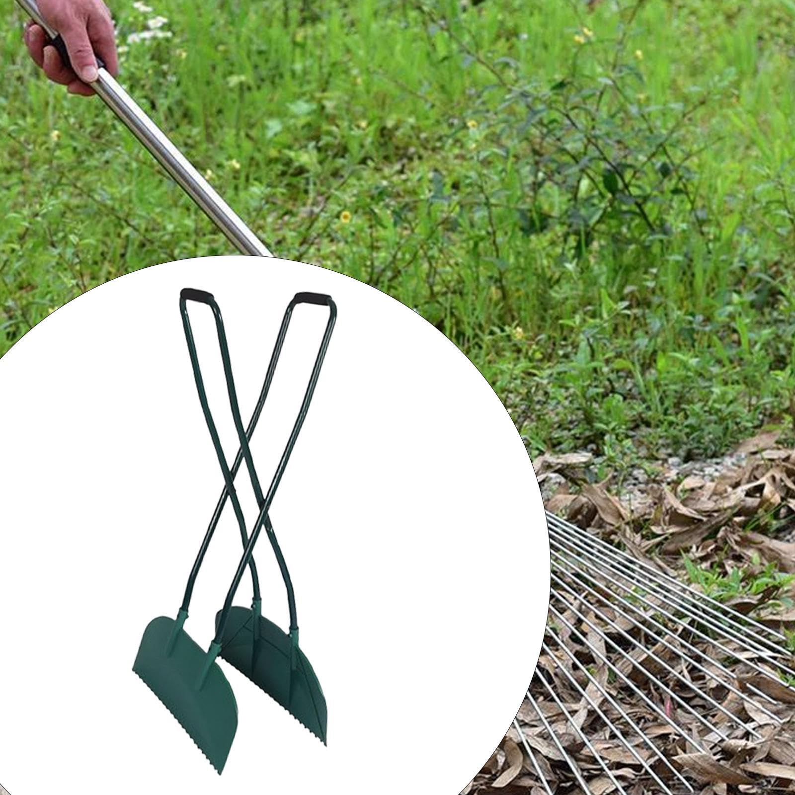 Ramasseur de feuilles pour pelouse, râteau de jardin pour feuilles mortes, Solide