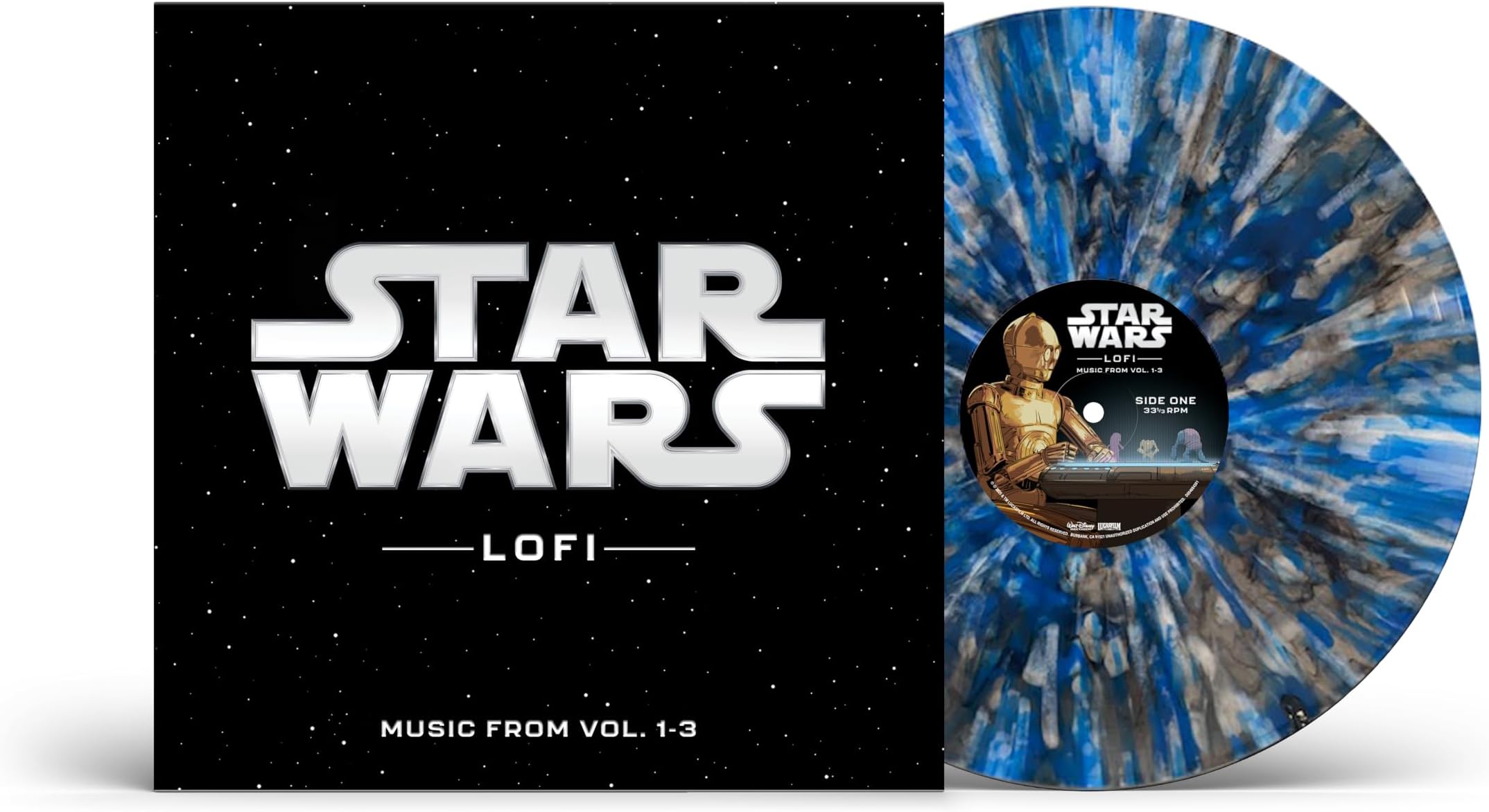 Star Wars Lofi (Music from Vol. 1-3) [2-Color Splatter LP]