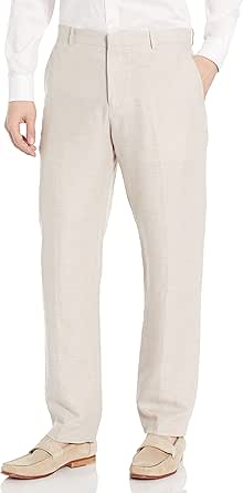 Perry Ellis Men's Regular Fit Linen Suit Pant (Waist Size 28-54 Big & Tall)