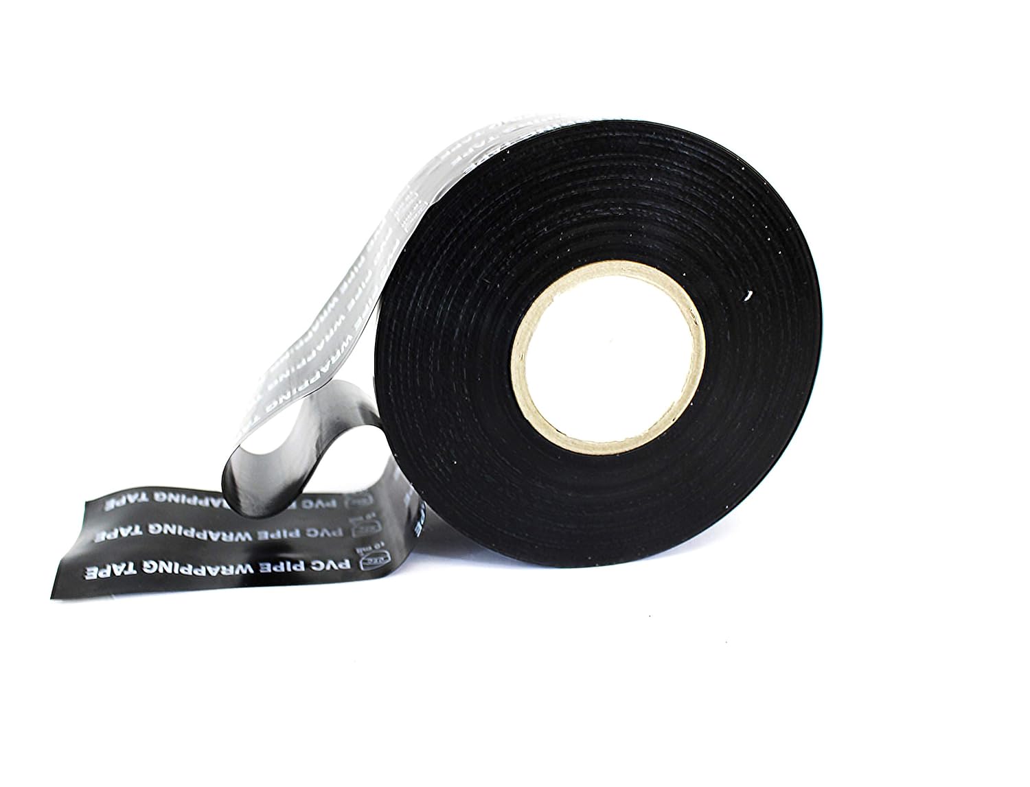 Electrical Black Tape, 10 MIL 1/2 x 50 ft or 2 x 100ft PVC Pipe Wrapping Tape, All-Weather Corrosion Protection for Steel Pipe, Fittings,Electrical Conduit, and Pipe Wrap Insulation (2" X 100 FT)