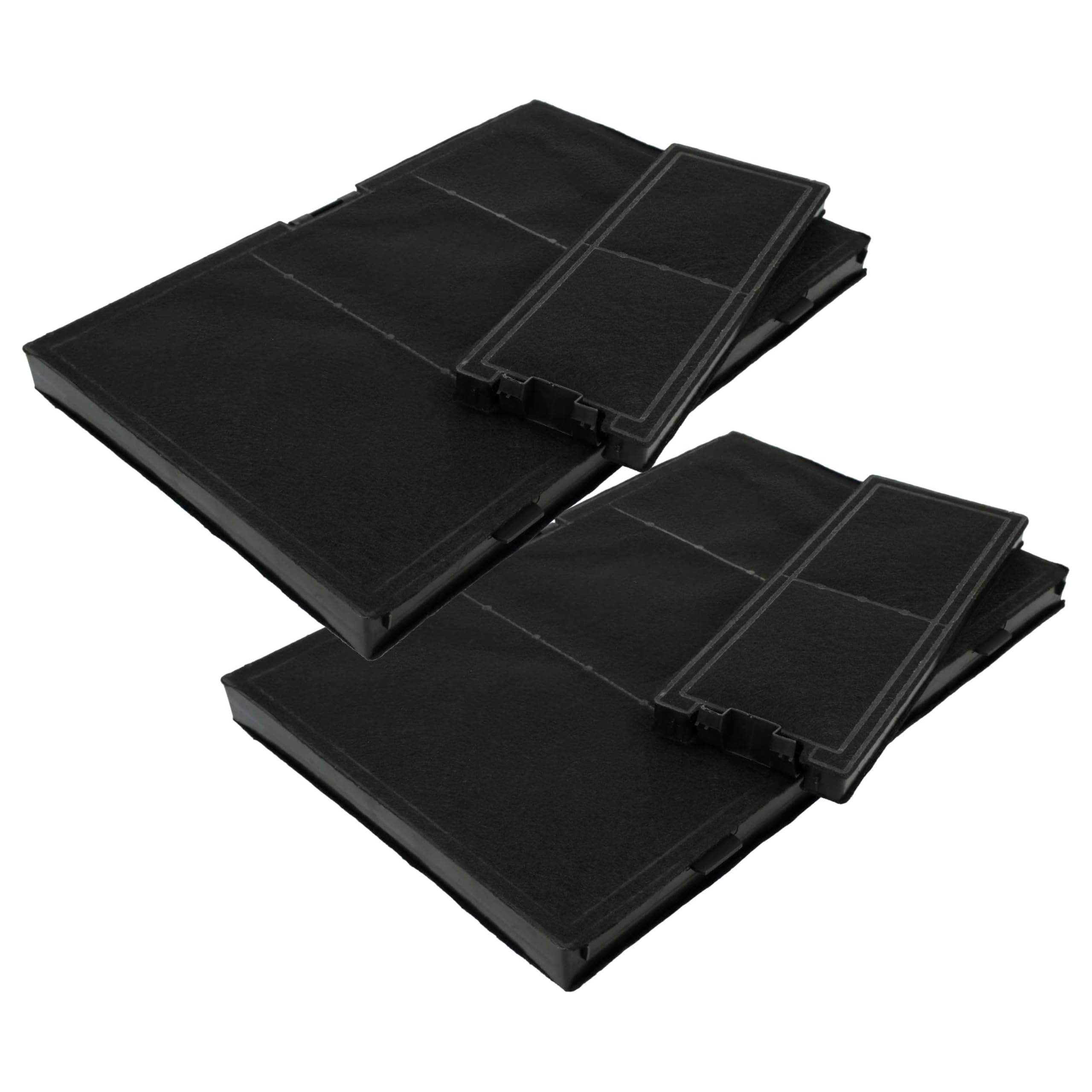 vhbw 4x filtros compatible con Siemens LC87KHM20/01