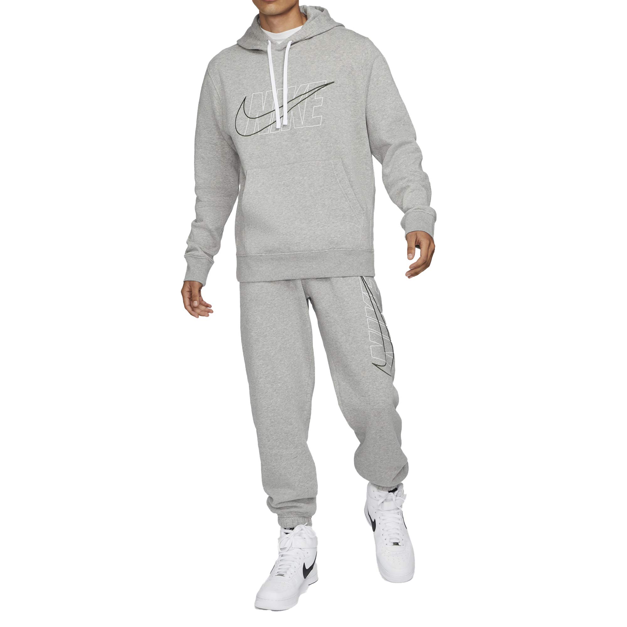 conjunto de nike gris