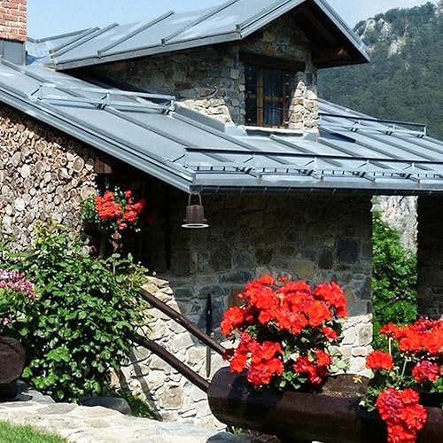 Miniatura 4 de 1 juego decorativo de cadena de lluvia escurridor de cadena de lluvia de jardín accesorio escurridor para cadena de lluvia piezas de cadena de