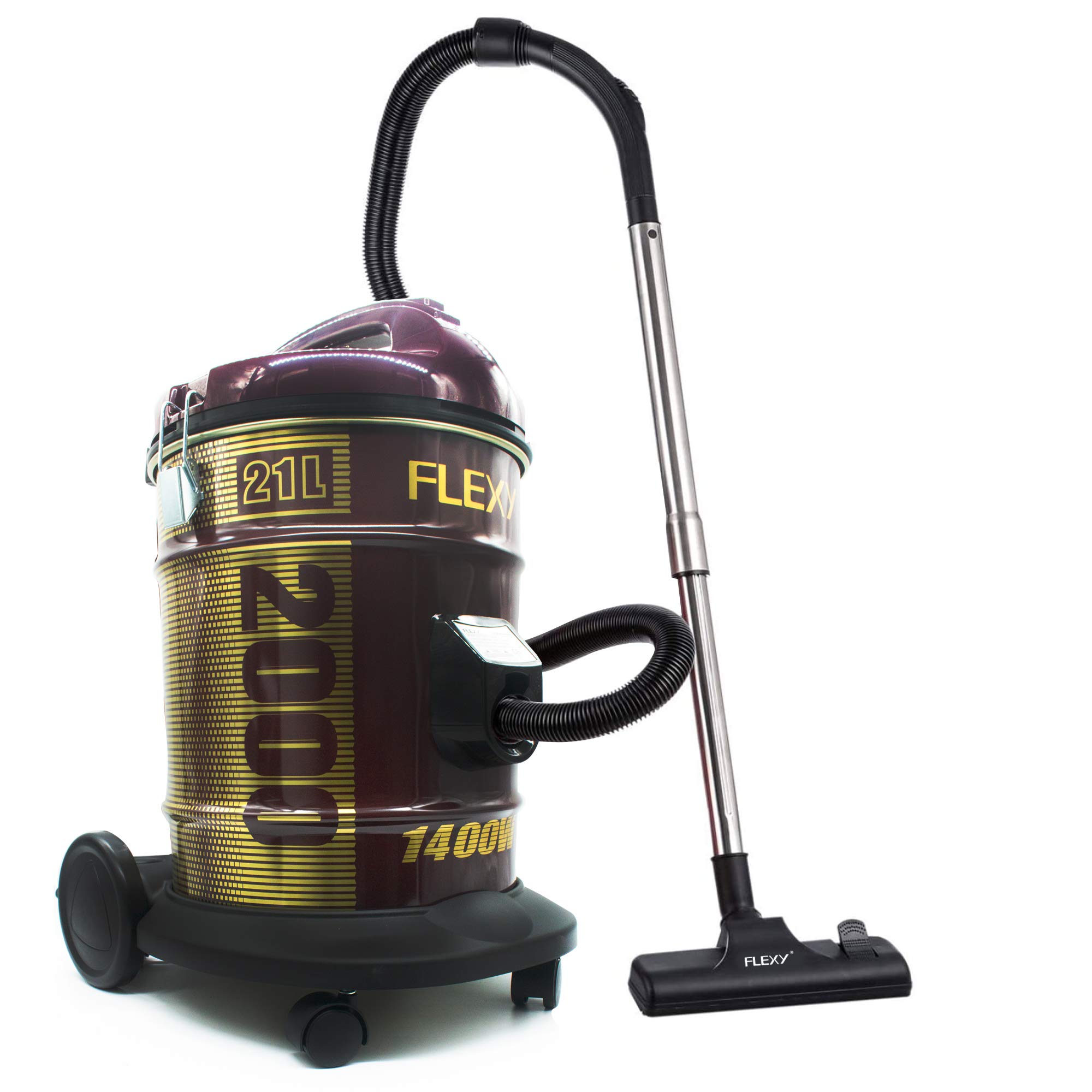 Buy FLEXY® Germany 21 Liter 1400W MultiCyclonic Canister Vacuum Cleaner 2 Years Warranty