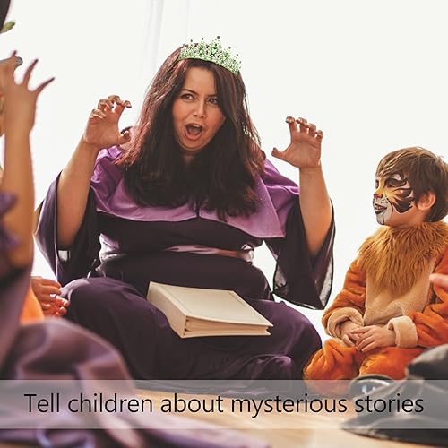 Miniatura 5 de Velscrun Coronas de cumpleaños para mujer, tiaras para mujer, tiaras y coronas, banda de cumpleaños para niña, corona verde para niñas, tiaras de