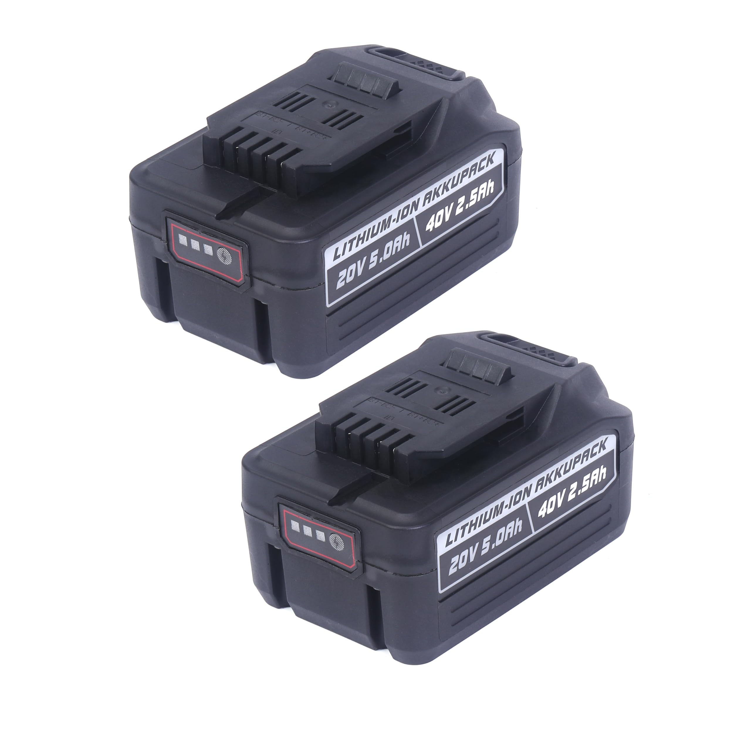 JIUQIBA978 Two x 20V 4.8Ah Replacement Li-ion Battery Compatible with Ferrex20V 40V Cordless Tools Accessories