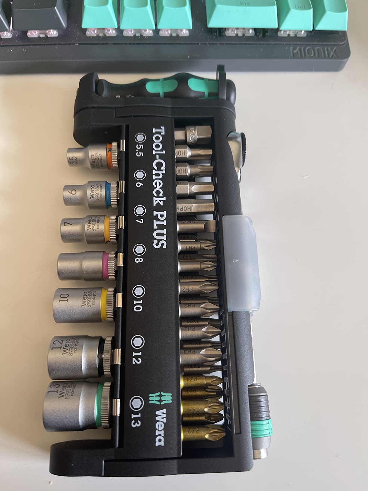Wera 056490 Tool-Check Plus Bit Ratchet Set with Sockets - Metric photo review