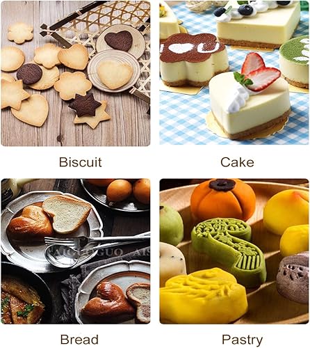 Miniatura 4 de Lchen Cookie Cutters Triangle Shape Stainless Steel Biscuit Cutters for Baking Molds Set 5 Pieces (Triangle)