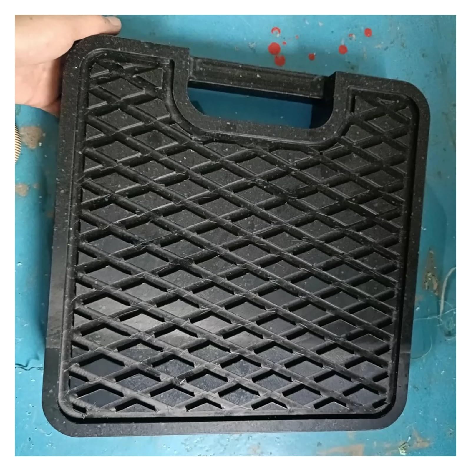 Generisch Hochleistungs-Kranstützplatten und Nivelliermatten, rechteckige Stabilisierungsblöcke für Hubarbeitsbühnen und Wohnmobilstützen, verhindern das Einsinken, 22 x 24 Zoll (55,9 x 61 cm)