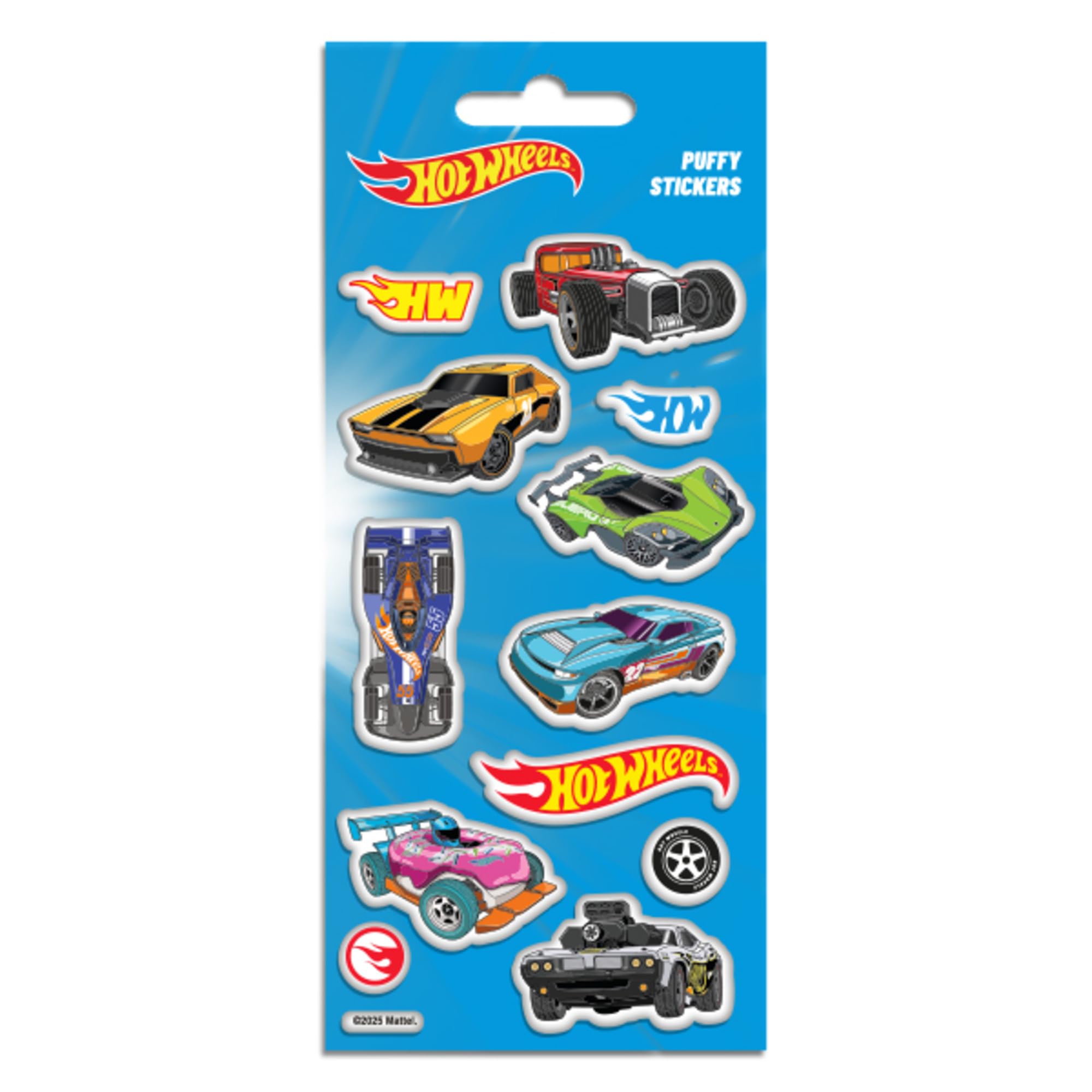 Hot Wheels Calza sorprese 2026, playset con veicolo, astuccio da colorare, capellino, stickers, JNB78
