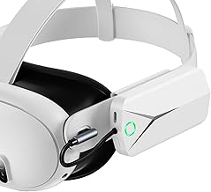 Battery Pack for Oculus Quest 3 and 2, Accessories for Meta Quest 2/3, 5000mAh Extended Battery Charger Compatible with Me...