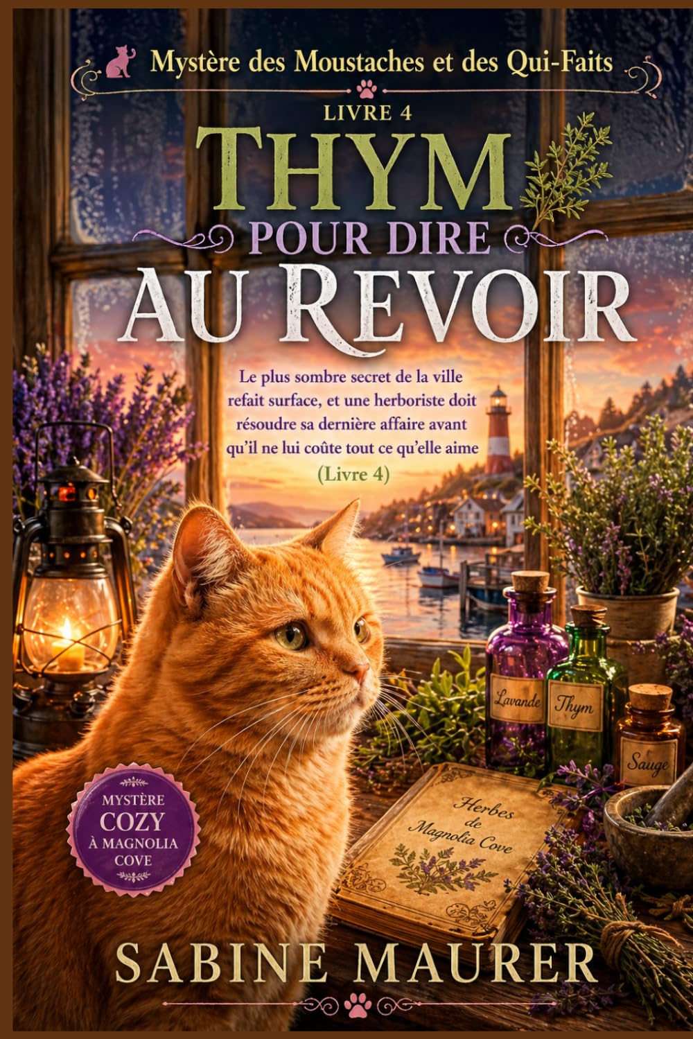 THYM POUR DIRE AU REVOIR: Le plus sombre secret de la ville refait surface, et une herboriste doit résoudre sa dernière affaire avant qu'il ne lui ... 4) (Mystère des Moustaches et des Qui-Faits)