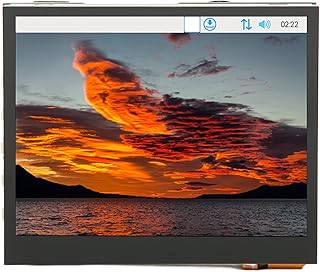 Tela sensível ao toque capacitiva para RPi, tela sensível ao toque de LCD IPS de 3,5 polegadas HD com interface multimídia LCD IPS de ângulo amplo de 170°