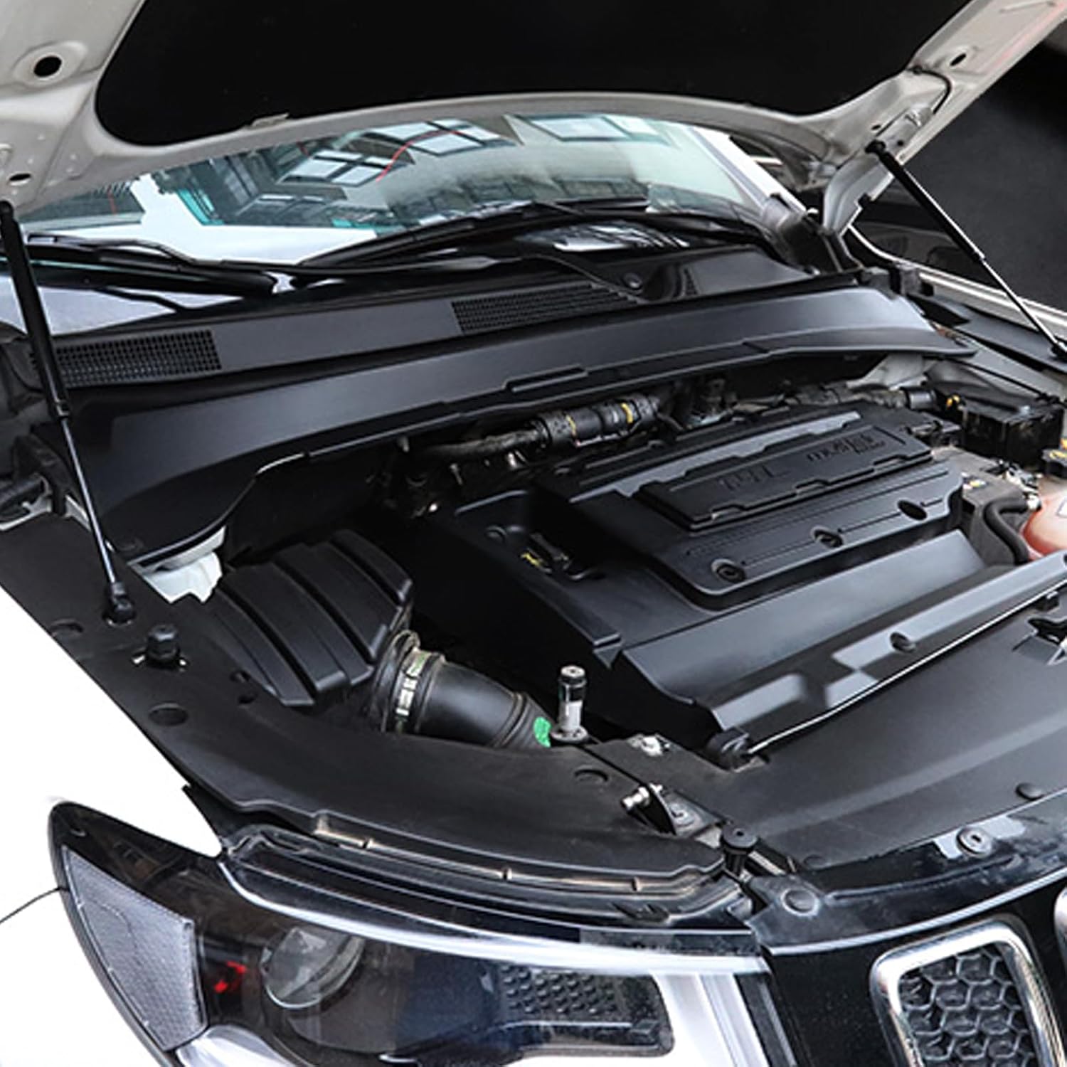 x xotic tech Front Hood Support Lips Struts Compatible with Jeep Renegade 2015-up Heavy Duty (2pcs) No-Drill Bolt-on Gas Dampers Springs Kit