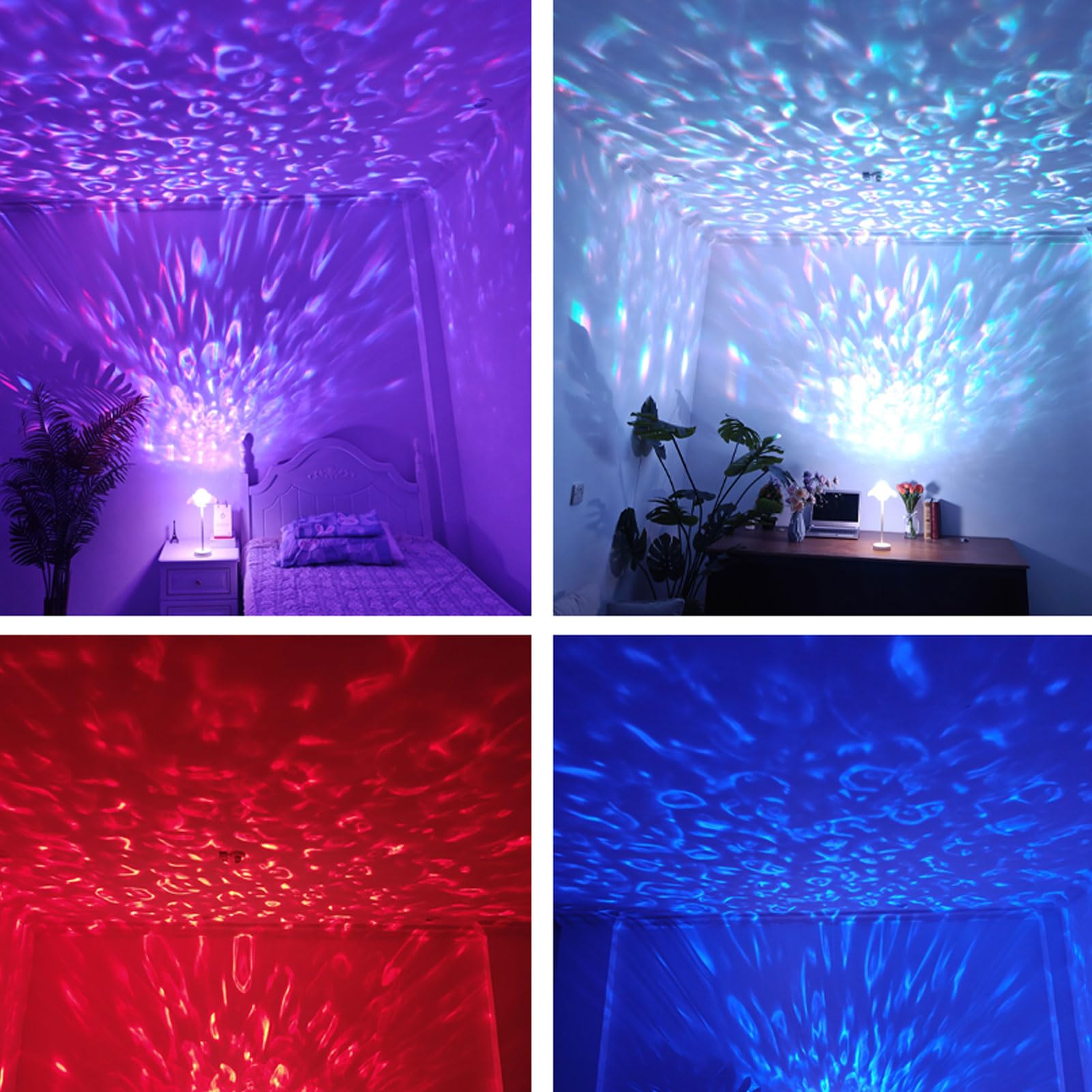 Lampada Notturna a LED RGB con Controllo Touch per Camera da Letto, Ufficio, Soggiorno, Ecologica, Alimentata a Batteria (BLACK)