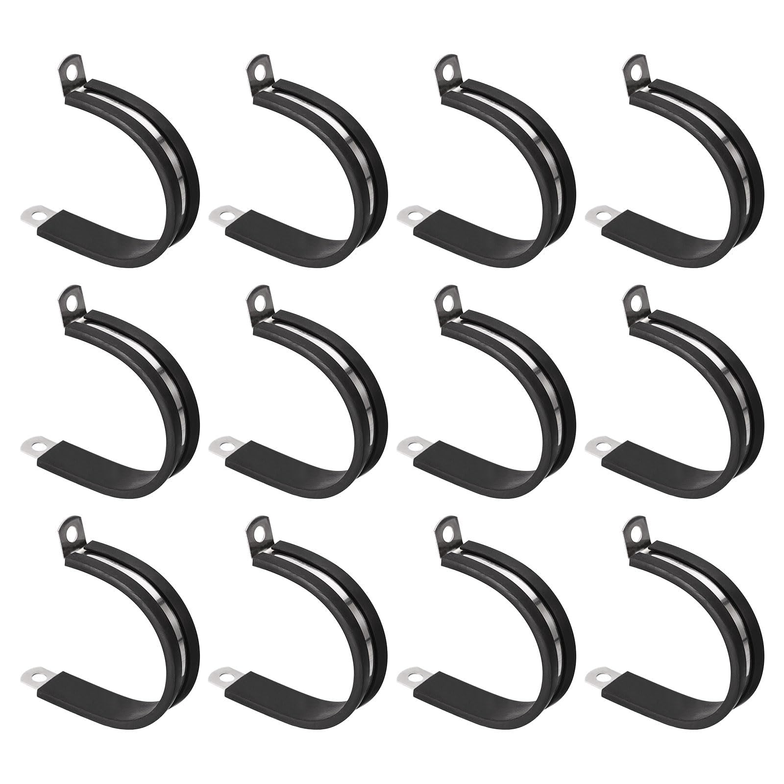 Unifizz 6Pcs 1-3/4 Inch(44mm) Cable Clamp