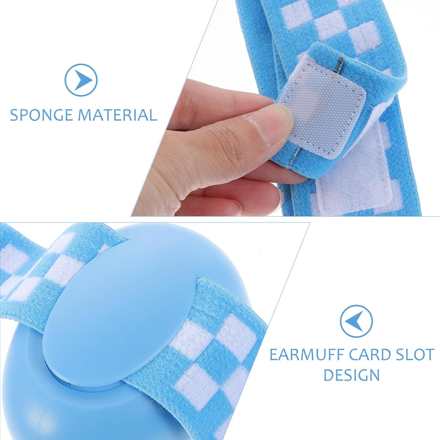 Noise Cancelling Ear Muffs with Adjustable Elastic Bands for Hearing Protection Sound Earmuffs for Boy Girl and Comfortable Noise Reduction Ear Covers for Sleep and Travel