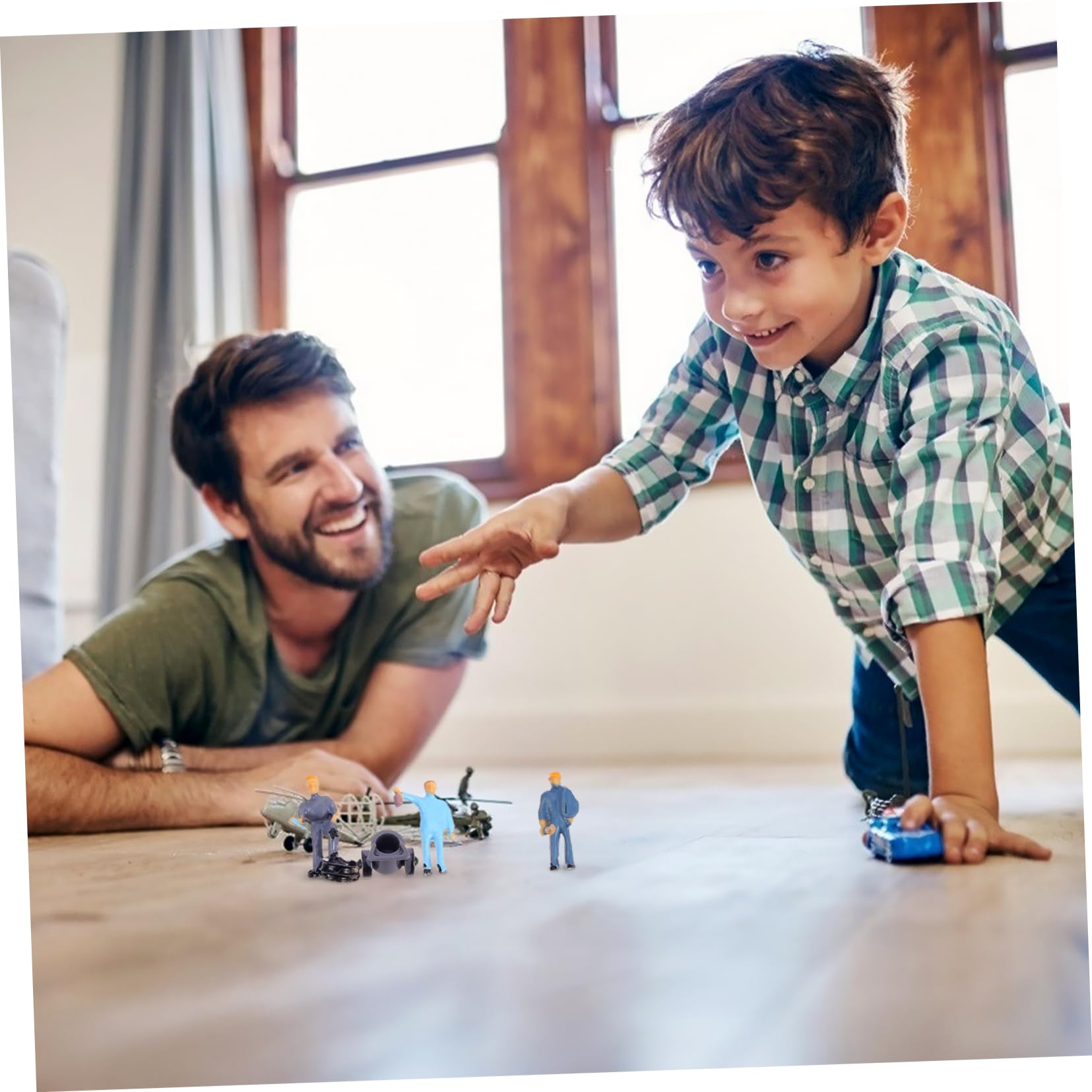 ULDIGI 25pcs 1:87 Scale Architecture People Models Realistic Plastic Figure Sets for School Projects Model Train Layouts