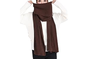Women's Warm Scarves Long Shawl Winter Warm Large Scarf Pure Color Simple...