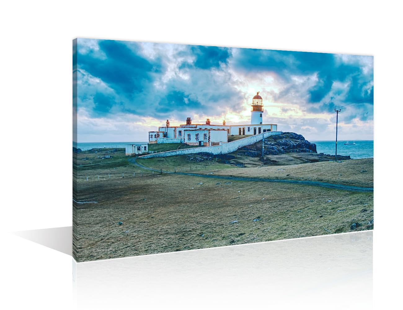 1 Panel Popular Neist Point Spit of Land Isle of Skye Scotland Pictures Wall Decor Natural Landscape Bedroom Decor Wall Art Modern Home Decor Posters and Prints Framed Ready to Hang (12"Wx18"H) โ image 1
