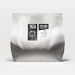 Taza Chocolate Organic Bulk Couverture Chocolate 70%, 3 kg bag (1 count), Vegan