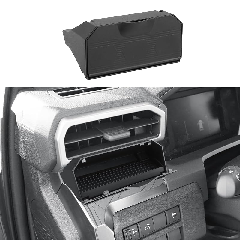 Bandeja organizadora para saída de ar do motorista ECOZEN em ABS com design magnético para Toyota Tacoma 2024-2026 e 4Runner 2025-2026