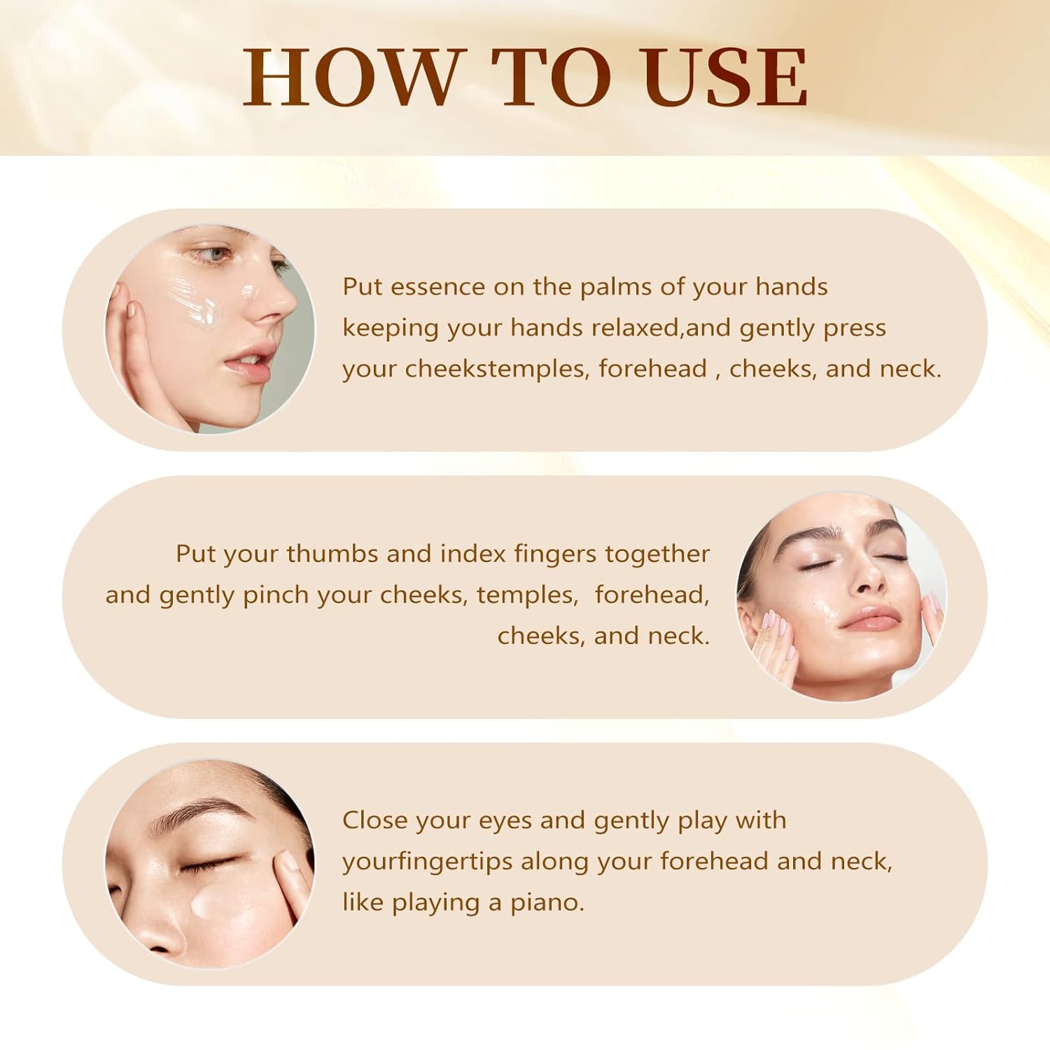 3PCS Polypeptide Collagen Elastic Essence Cream - Micro-Molecular Firming and Lifting Lotion for Tightening Skin - Image 6