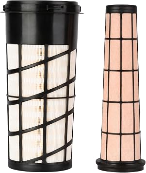 GETOPAUTO RE282286 RE282287 Air Filter Compatible with John Deere 318D 319D 320D 323D 5045D 5045E 5050E 5055E 5060E 5065E 5075E 5075EF 5055E