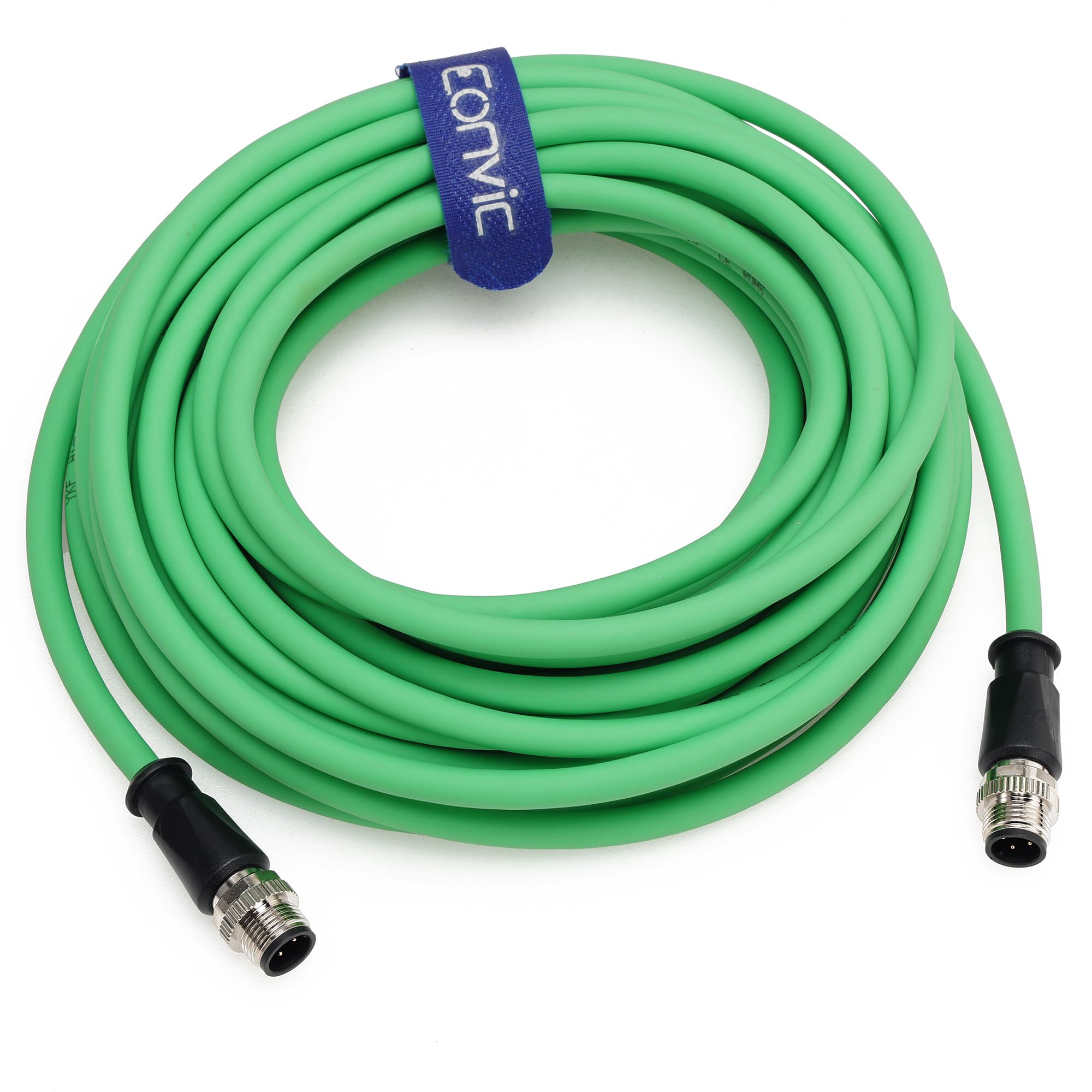 Cavo Gigabit Ethernet flessibile M12 D codice 4 Pin a 4 pin maschio Cat5e schermato cavo di rete per macchina fotografica industriale (10M)