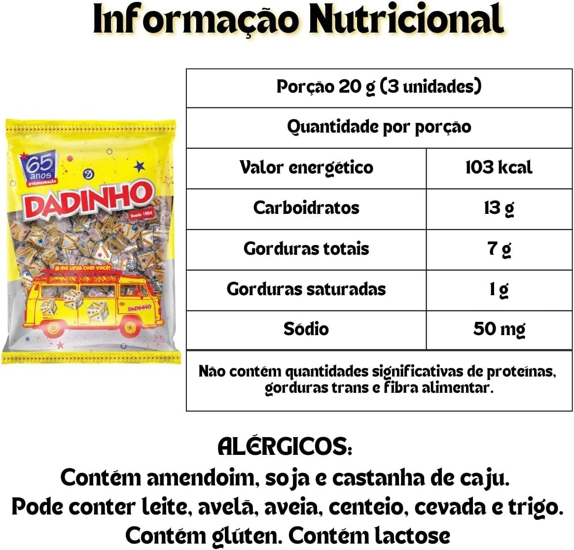 Dadinho Tradicional 900g