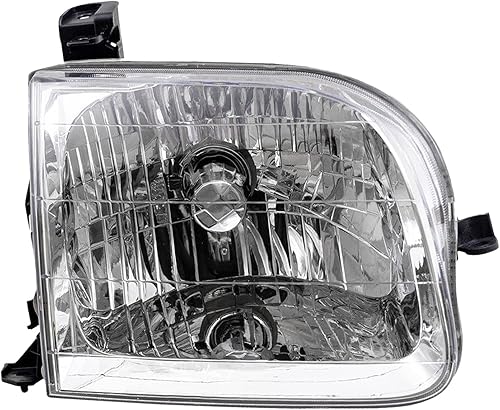 Miniatura 7 de Juego de pares de faros delanteros con faros delanteros lado derecho del pasajero y lado izquierdo del conductor para 2001  2004 Toyota Sequoia &