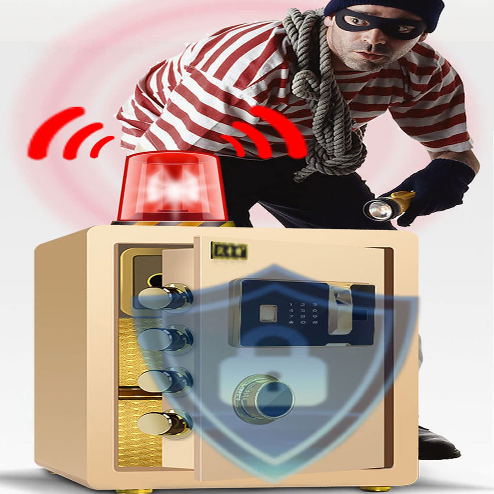 Amazon.co.jp: 家庭用セーフティボックス、鍵付きセキュリティ